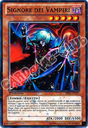 BP01-IT127 Signore dei Vampiri comune starfoil 1a Edizione (IT) -NEAR MINT-