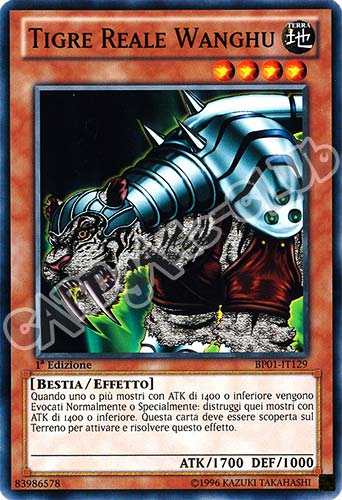 BP01-IT129 Tigre Reale Wanghu comune 1a Edizione (IT) -GOOD-
