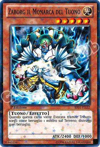 BP01-IT132 Zaborg il Monarca del Tuono comune starfoil 1a Edizione (IT) -NEAR MINT-