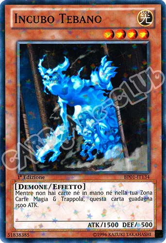 BP01-IT134 Incubo Tebano comune starfoil 1a Edizione (IT) -NEAR MINT-