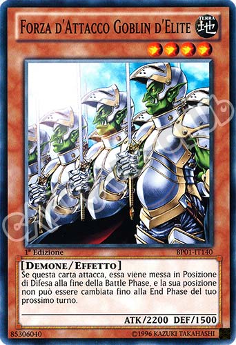BP01-IT140 Forza d'Attacco Goblin D'Elite comune 1a Edizione (IT)  -PLAYED-