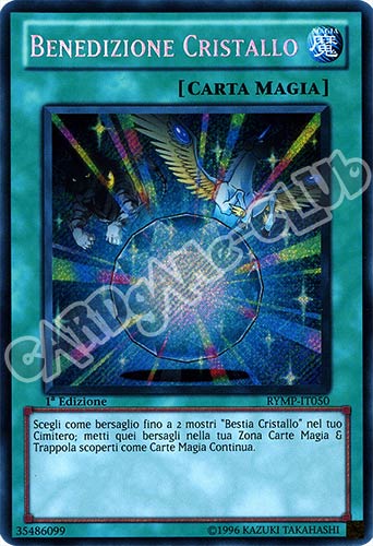 RYMP-IT050 Benedizione Cristallo rara segreta 1a Edizione (IT) -NEAR MINT-