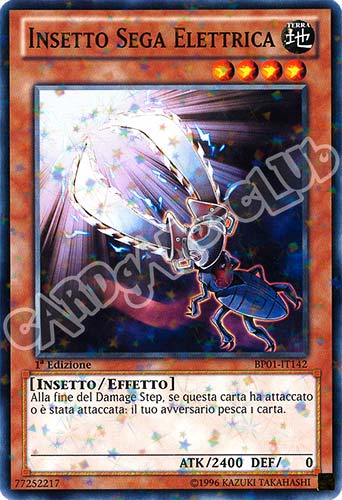 BP01-IT142 Insetto Sega Elettrica comune starfoil 1a Edizione (IT) -NEAR MINT-