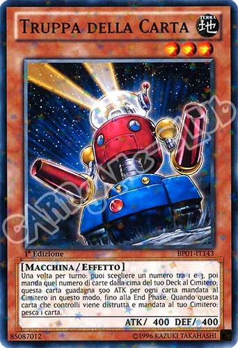 BP01-IT143 Truppa della Carta comune starfoil 1a Edizione (IT) -NEAR MINT-