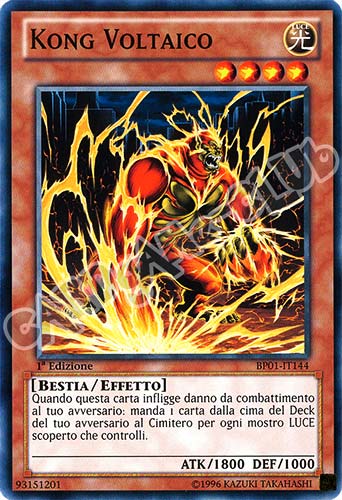 BP01-IT144 Kong Voltaico comune 1a Edizione (IT) -NEAR MINT-