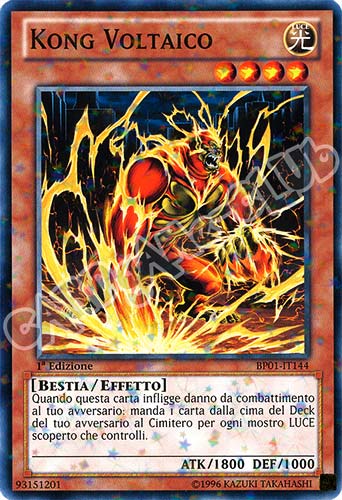 BP01-IT144 Kong Voltaico comune starfoil 1a Edizione (IT) -NEAR MINT-