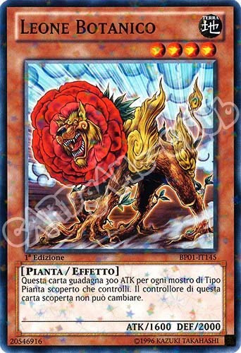 BP01-IT145 Leone Botanico comune starfoil 1a Edizione (IT) -NEAR MINT-