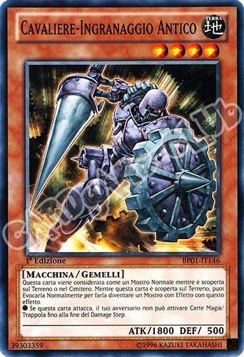 BP01-IT146 Cavaliere-Ingranaggio Antico comune 1a Edizione (IT) -NEAR MINT-