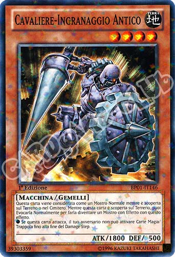 BP01-IT146 Cavaliere-Ingranaggio Antico comune starfoil 1a Edizione (IT) -NEAR MINT-