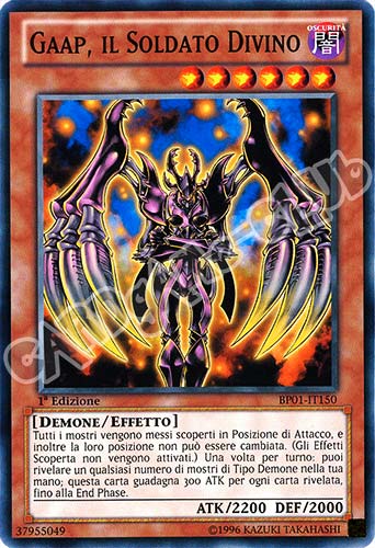 BP01-IT150 Gaap, il Soldato Divino comune 1a Edizione (IT) -NEAR MINT-
