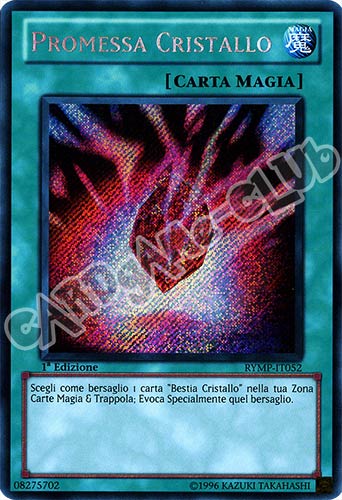 RYMP-IT052 Promessa Cristallo rara segreta 1a Edizione (IT) -NEAR MINT-
