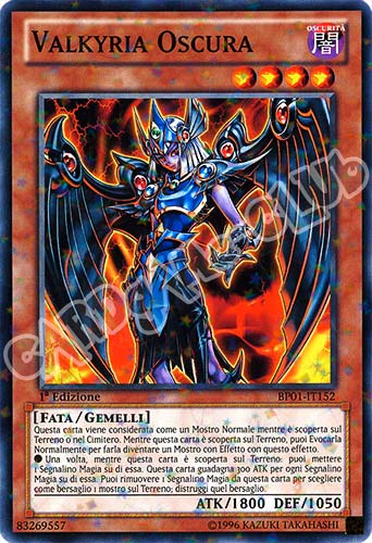 BP01-IT152 Valkyria Oscura comune starfoil 1a Edizione (IT) -GOOD-