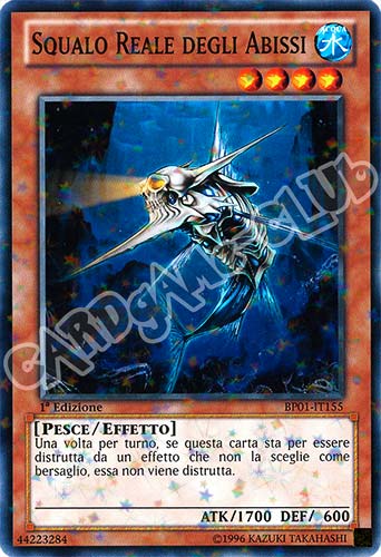 BP01-IT155 Squalo Reale degli Abissi comune starfoil 1a Edizione (IT) -NEAR MINT-