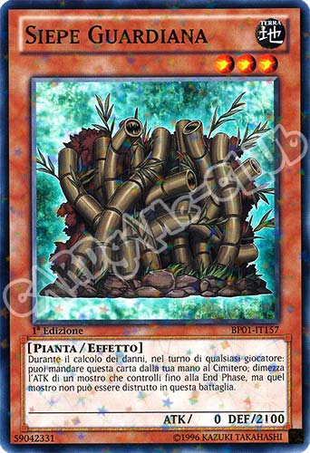 BP01-IT157 Siepe Guardiana comune starfoil 1a Edizione (IT) -NEAR MINT-