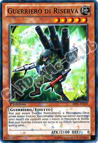 BP01-IT159 Guerriero di Riserva comune starfoil 1a Edizione (IT) -NEAR MINT-