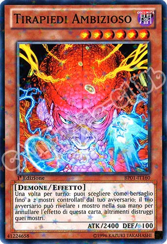 BP01-IT160 Tirapiedi Ambizioso comune starfoil 1a Edizione (IT) -NEAR MINT-