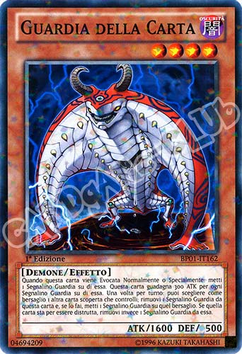BP01-IT162 Guardia della Carta comune starfoil 1a Edizione (IT) -NEAR MINT-