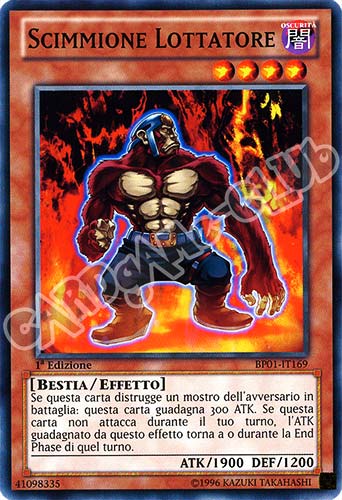BP01-IT169 Scimmione Lottatore comune 1a Edizione (IT) -NEAR MINT-