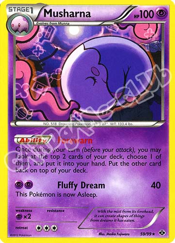 059 / 099 Musharna rara (EN) -NEAR MINT-