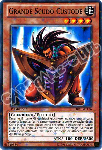 BP01-IT176 Grande Scudo Custode comune starfoil 1a Edizione (IT) -NEAR MINT-