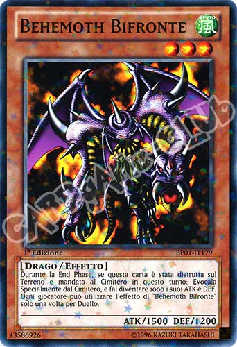 BP01-IT179 Behemoth Bifronte comune starfoil 1a Edizione (IT)  -PLAYED-