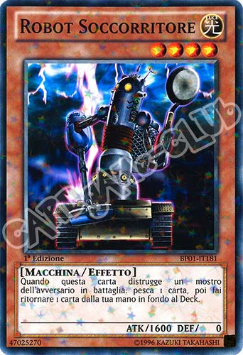 BP01-IT181 Robot Soccorritore comune starfoil 1a Edizione (IT) -NEAR MINT-