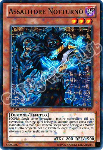 BP01-IT187 Assalitore Notturno comune starfoil 1a Edizione (IT) -NEAR MINT-