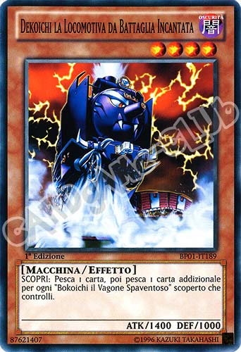 BP01-IT189 Dekoichi la Locomotiva da Battaglia Incantata comune 1a Edizione (IT) -GOOD-