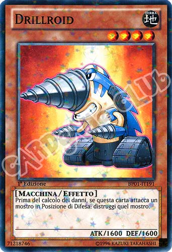 BP01-IT191 Drillroid comune starfoil 1a Edizione (IT) -NEAR MINT-