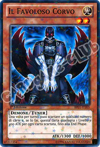 BP01-IT205 Il Favoloso Corvo comune starfoil 1a Edizione (IT)  -PLAYED-