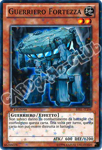 BP01-IT206 Guerriero Fortezza comune starfoil 1a Edizione (IT) -NEAR MINT-