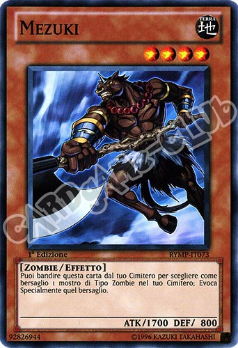 RYMP-IT073 Mezuki comune 1a Edizione (IT) -NEAR MINT-