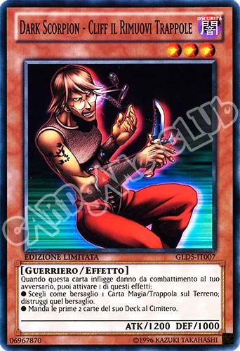 GLD5-IT007 Dark Scorpion - Cliff il Rimuovi Trappole comune Edizione Limitata (IT) -NEAR MINT-