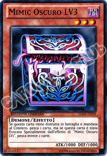 GLD5-IT018 Mimic Oscuro LV3 comune Edizione Limitata (IT) -NEAR MINT-
