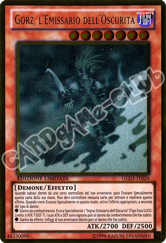 GLD5-IT024 Gorz, l'Emissario dell'Oscurita' rara oro ghost Edizione Limitata (IT) -NEAR MINT-