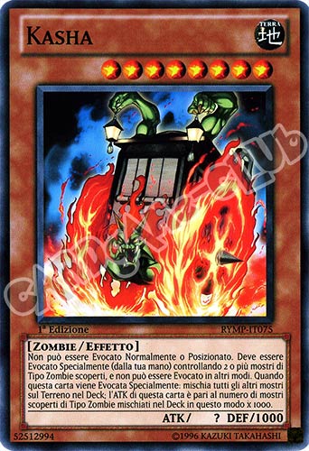 RYMP-IT075 Kasha comune 1a Edizione (IT) -NEAR MINT-