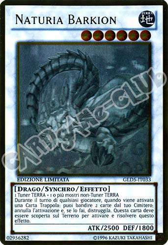 GLD5-IT033 Naturia Barkion rara oro ghost Edizione Limitata (IT) -NEAR MINT-