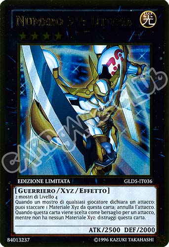 GLD5-IT036 Numero 39: Utopia rara oro Edizione Limitata (IT) -NEAR MINT-