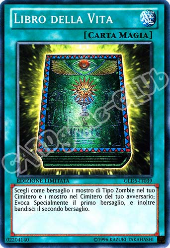 GLD5-IT039 Libro della Vita comune Edizione Limitata (IT) -NEAR MINT-