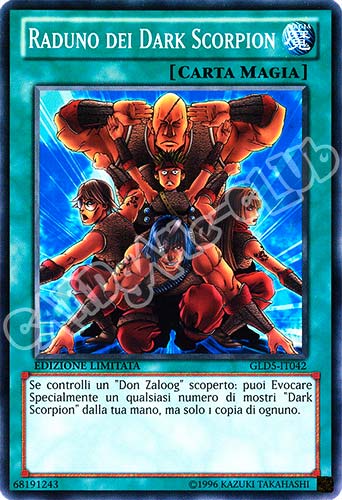 GLD5-IT042 Raduno dei Dark Scorpion comune Edizione Limitata (IT) -NEAR MINT-