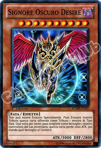 RYMP-IT077 Signore Oscuro Desire comune 1a Edizione (IT) -NEAR MINT-