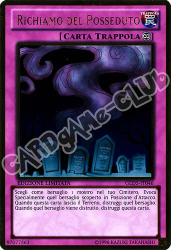 GLD5-IT046 Richiamo del Posseduto rara oro Edizione Limitata (IT) -NEAR MINT-