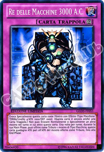 GLD5-IT051 Re delle Macchine 3000 A.C. comune Edizione Limitata (IT) -NEAR MINT-