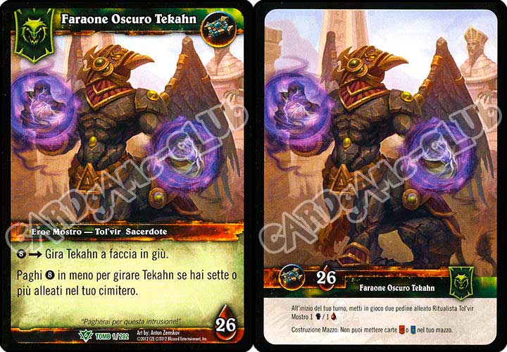Faraone Oscuro Tekahn non comune (IT) -NEAR MINT-