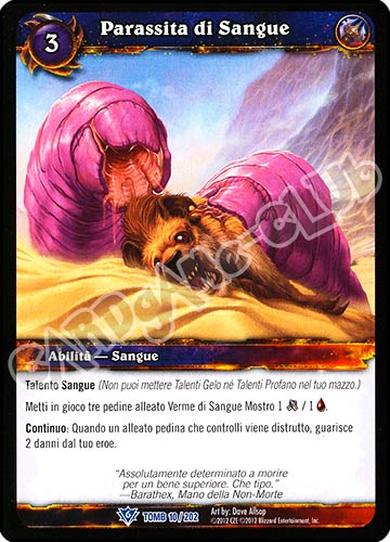 Parassita di Sangue rara (IT) -NEAR MINT-