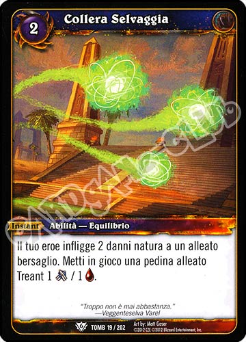 Collera Selvaggia comune (IT) -NEAR MINT-