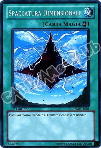RYMP-IT081 Spaccatura Dimensionale rara segreta 1a Edizione (IT) -NEAR MINT-