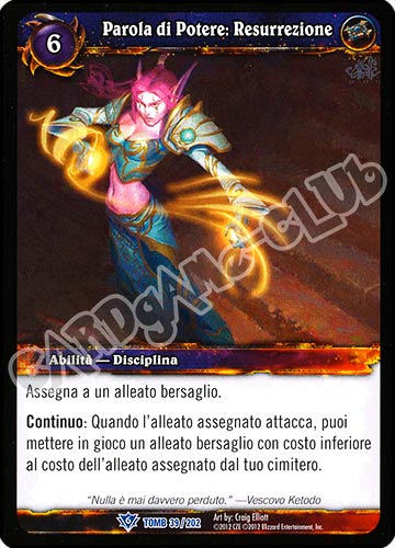 Parola di Potere: Resurrezione rara (IT) -NEAR MINT-