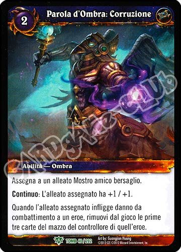 Parola d'Ombra: Corruzione non comune (IT) -NEAR MINT-
