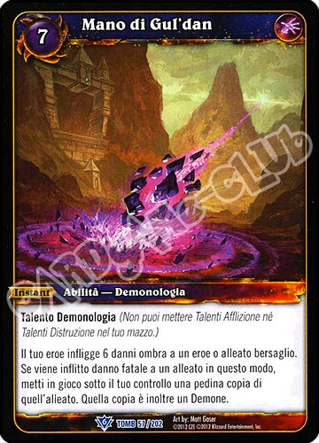 Mano di Gul'dan rara (IT) -NEAR MINT-